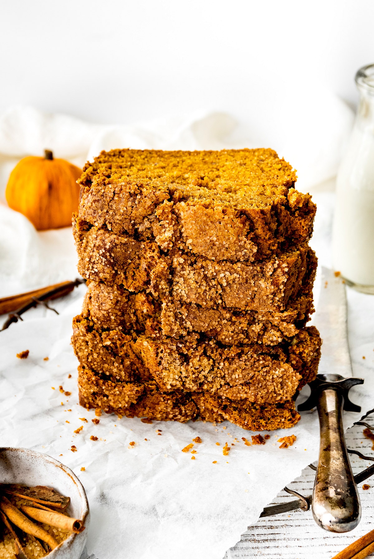 Pumpkin Banana Bread {Easy} - Two Peas & Their Pod