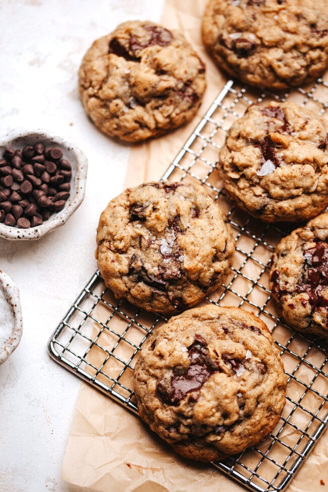 brown butter oatmeal chocolate chip cookie recipe