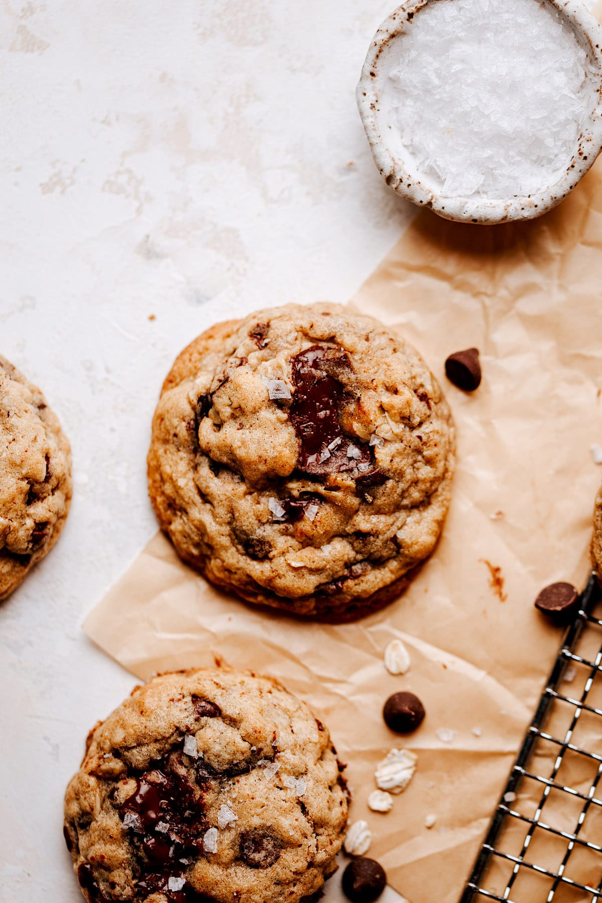 Brown Butter Oatmeal Chocolate Chip Cookies Two Peas & Their Pod