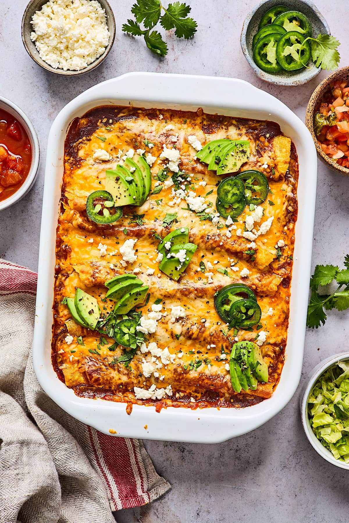 Chicken Enchiladas {Easy & Freezer-Friendly} - Two Peas & Their Pod