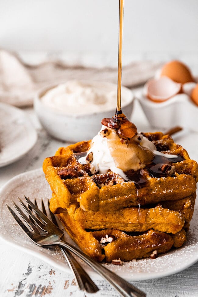 Pumpkin Waffles Recipe (Easy!) - Sally's Baking Addiction