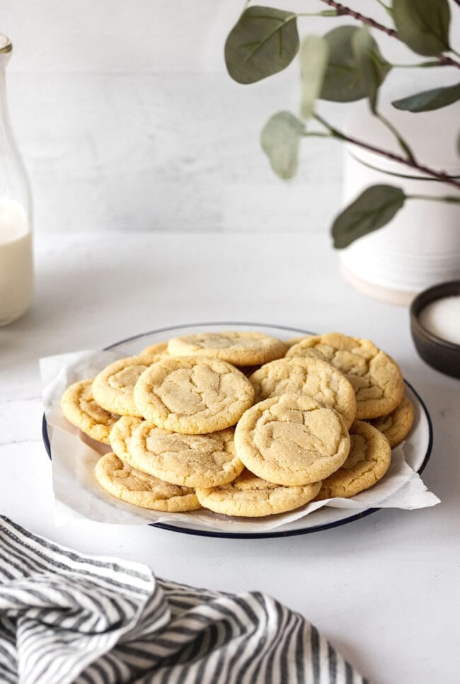 sugar cookies on plate