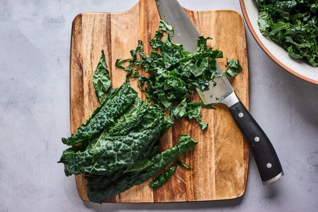 chopped kale