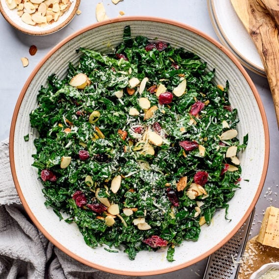 Simple Kale Salad {Best Recipe} Two Peas & Their Pod