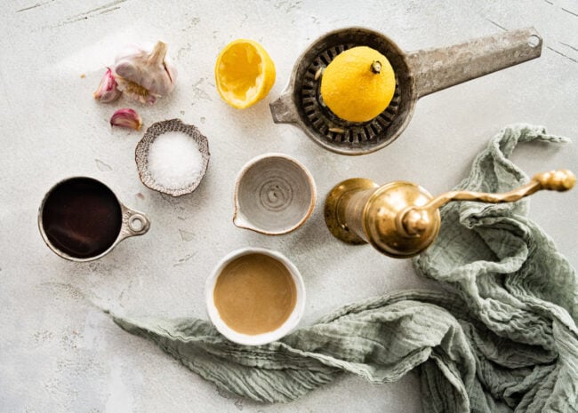 tahini dressing ingredients