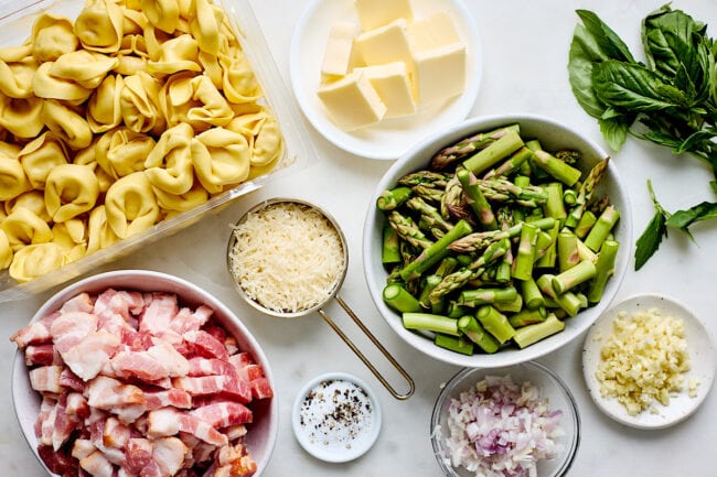 brown butter bacon tortellini ingredients