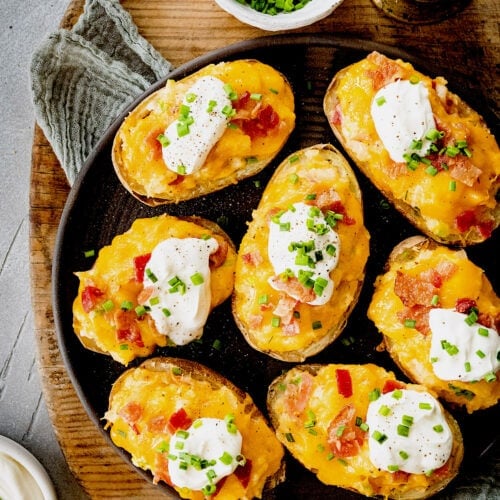 25 Baked Potato Toppings for Your Baked Potato Bar - Insanely Good