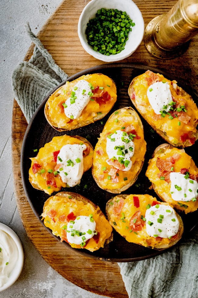 Twice Baked Potatoes {the BEST!} - Two Peas & Their Pod