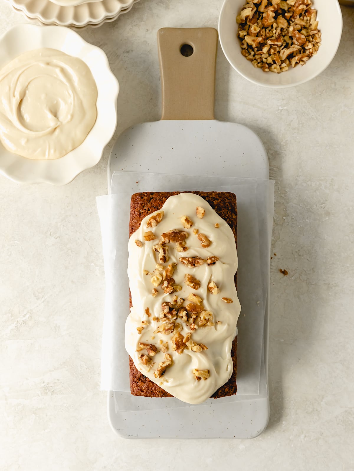 Carrot Cake Loaf {Cream Cheese Frosting} Two Peas & Their Pod