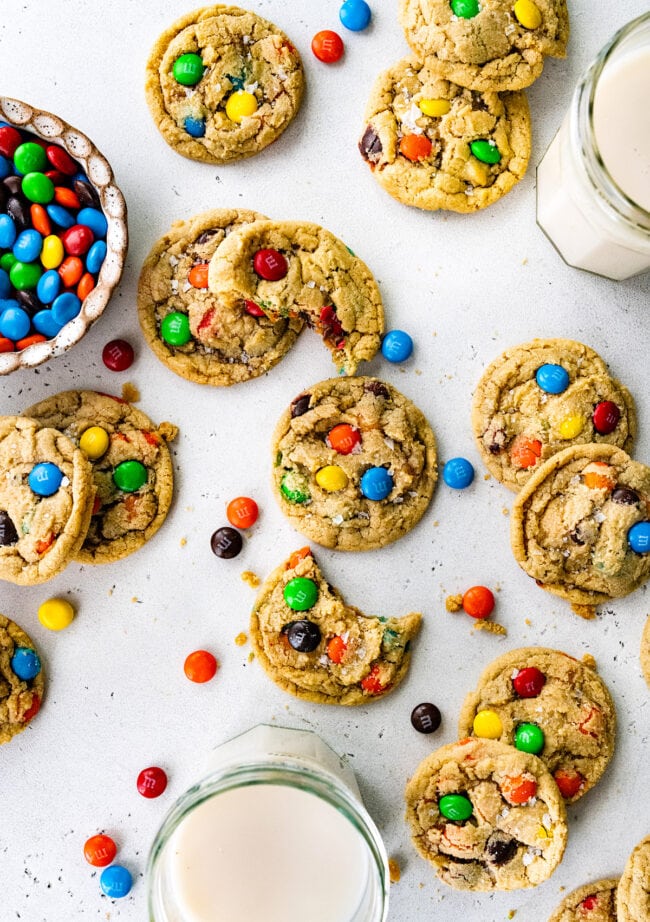 M&M cookies.