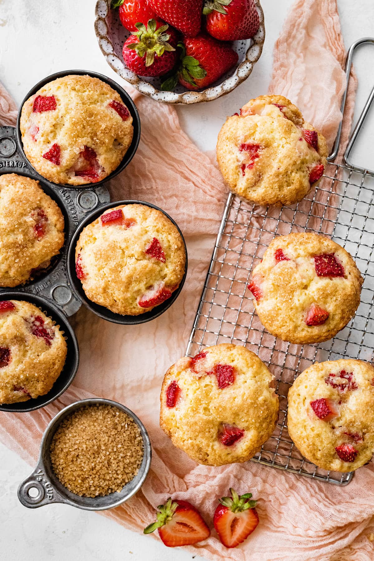 Strawberry Muffins - Two Peas & Their Pod
