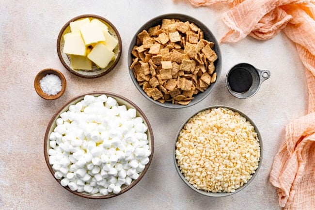 cinnamon toast crunch rice krispie treat ingredients.