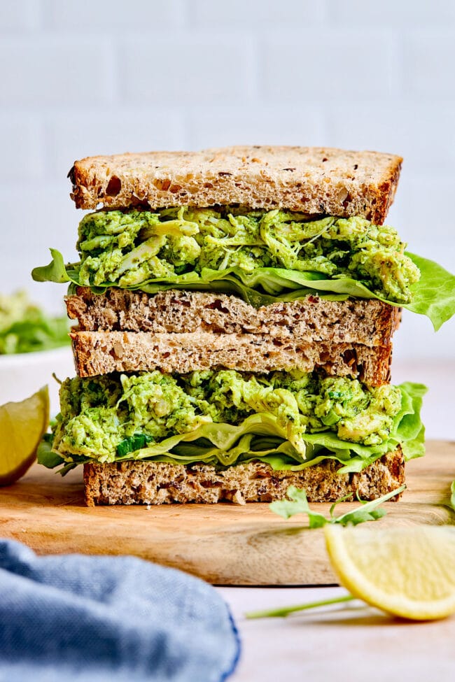 Pesto Chicken Salad {5-Ingredients} - Two Peas & Their Pod