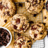 Skillet Chocolate Chip Cookie {Pizookie} - Two Peas & Their Pod