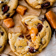 Caramel Chocolate Chip Cookies, Stephanie's Sweet Treats