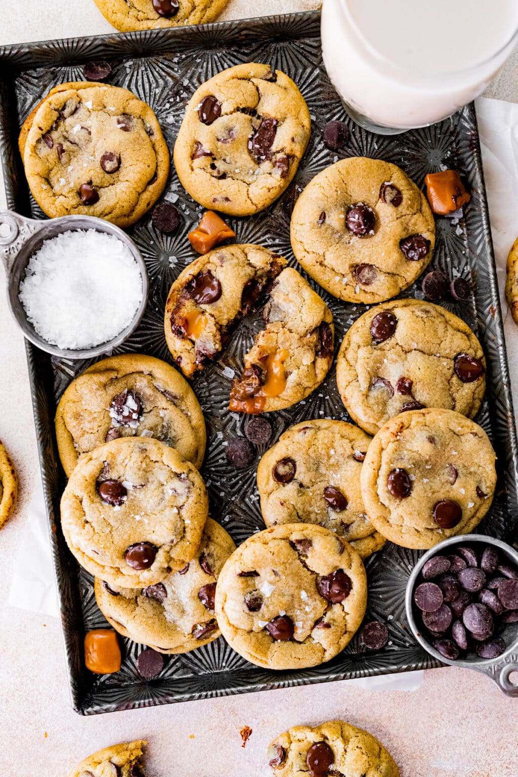 Salted Caramel Chocolate Chip Cookies Two Peas & Their Pod