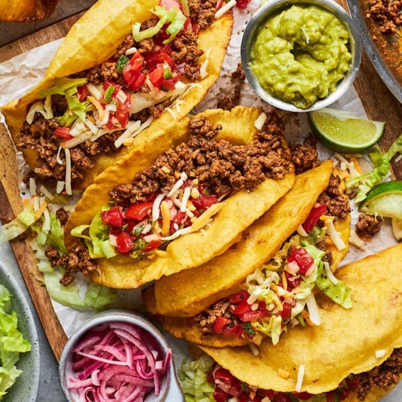 Ground Beef Tacos - Two Peas & Their Pod