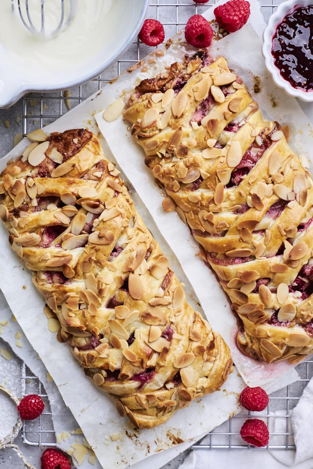 Raspberry Cream Cheese Danish Braid Two Peas & Their Pod