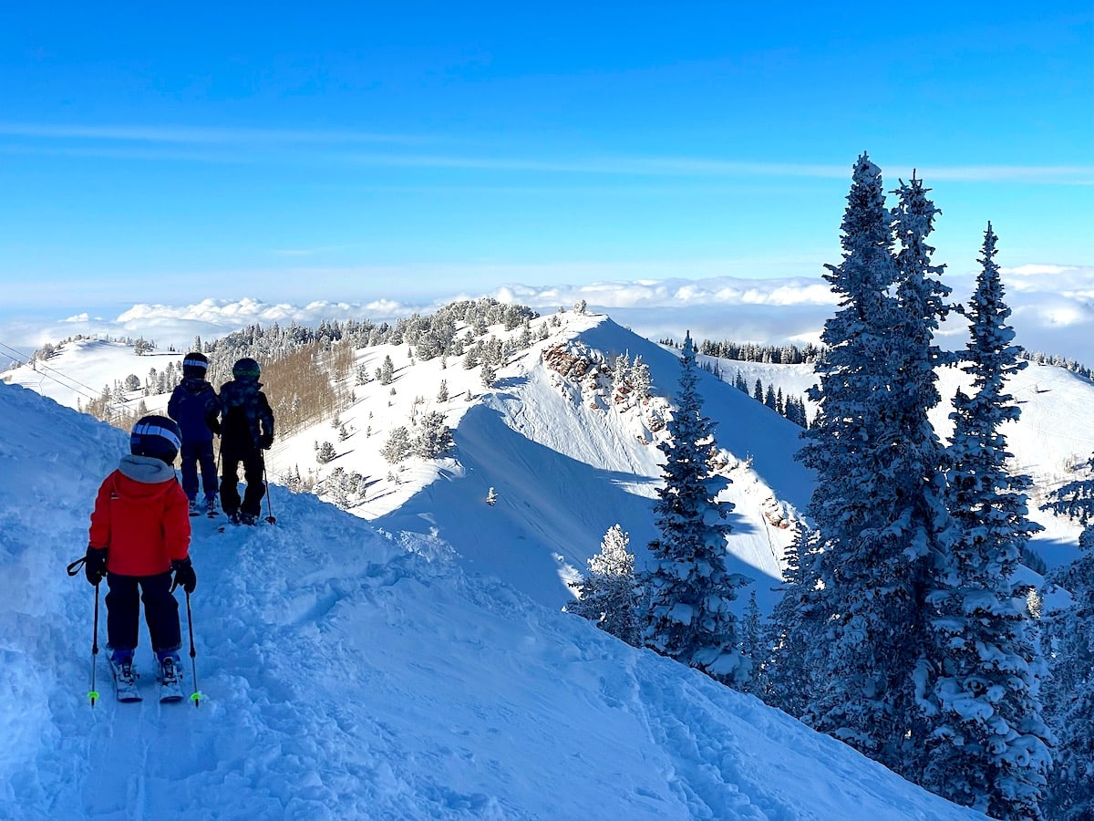 park city skiing.