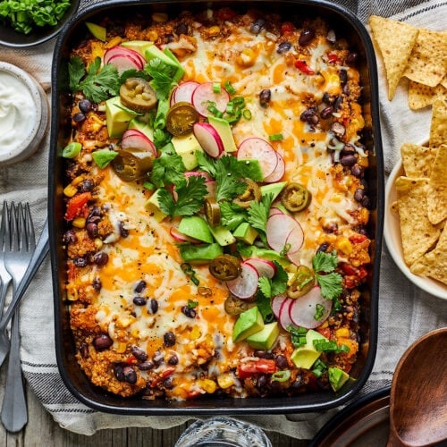Black Bean Quinoa Enchilada Bake Two Peas & Their Pod
