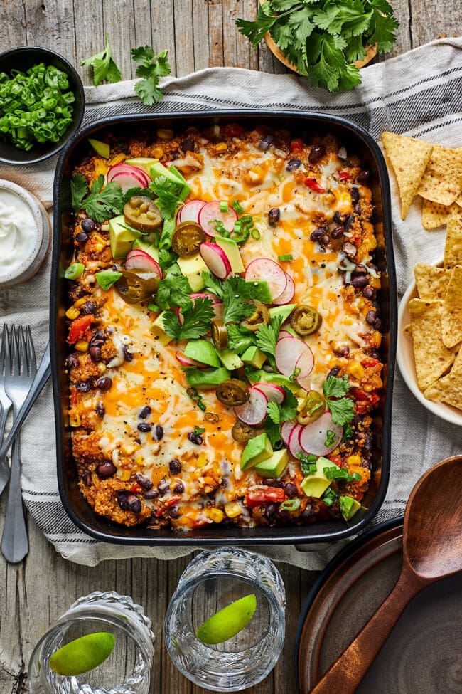 Black Bean Quinoa Enchilada Bake Two Peas & Their Pod