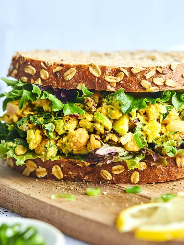 Curried Chickpea Salad - Two Peas & Their Pod