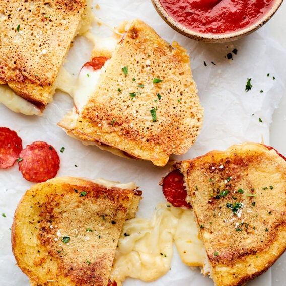 Pizza Grilled Cheese Two Peas & Their Pod