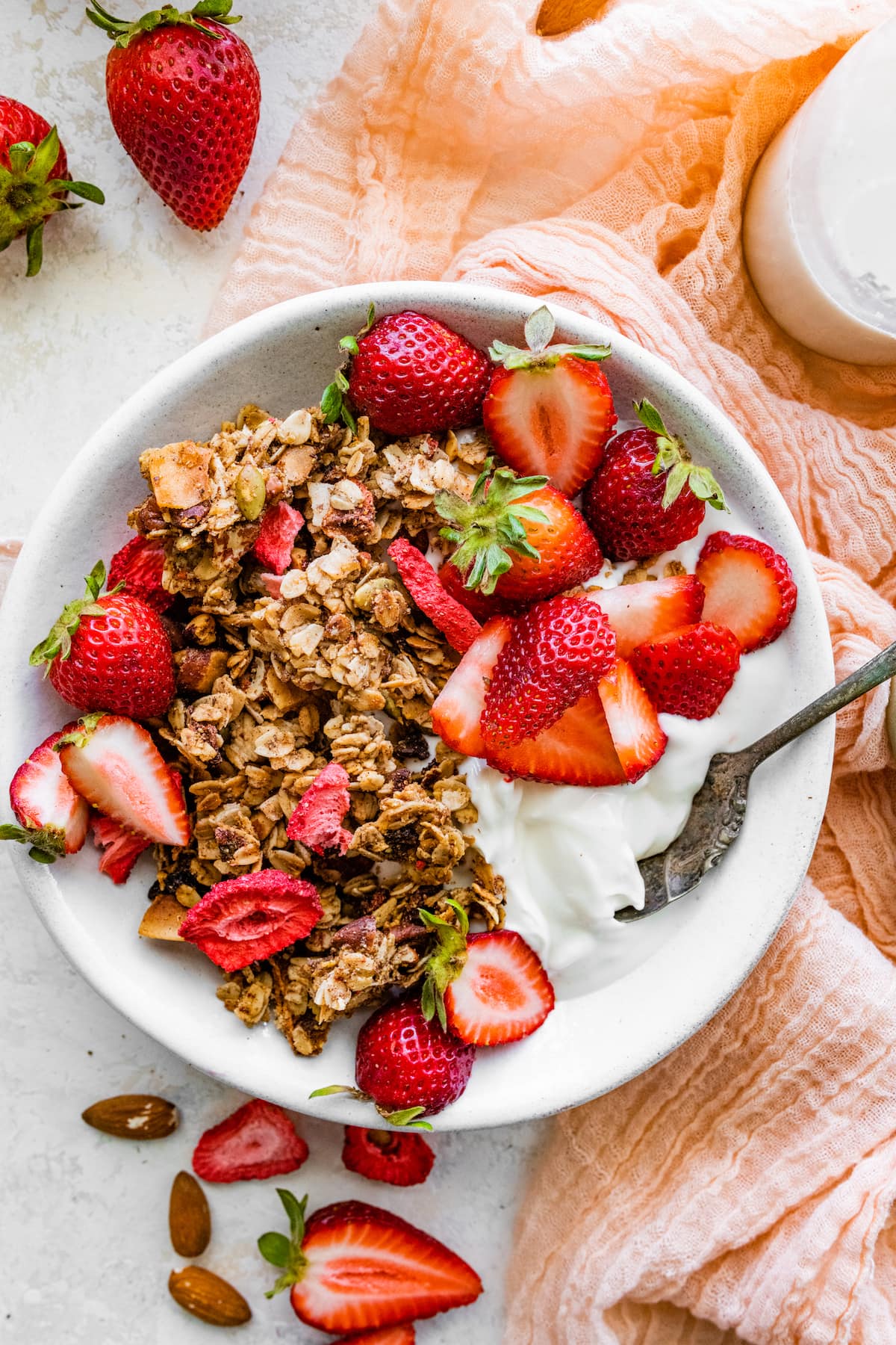 Strawberry Granola - Two Peas & Their Pod