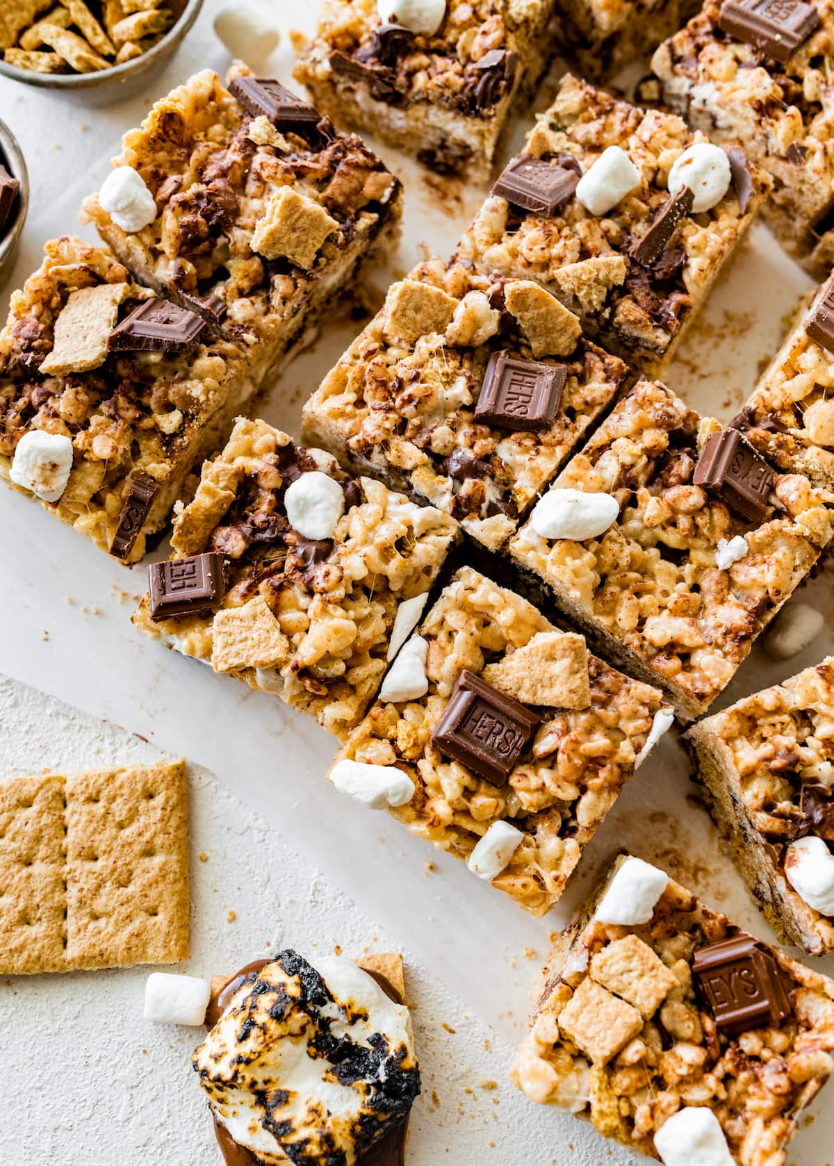 S'mores Rice Krispie Treats - Two Peas & Their Pod