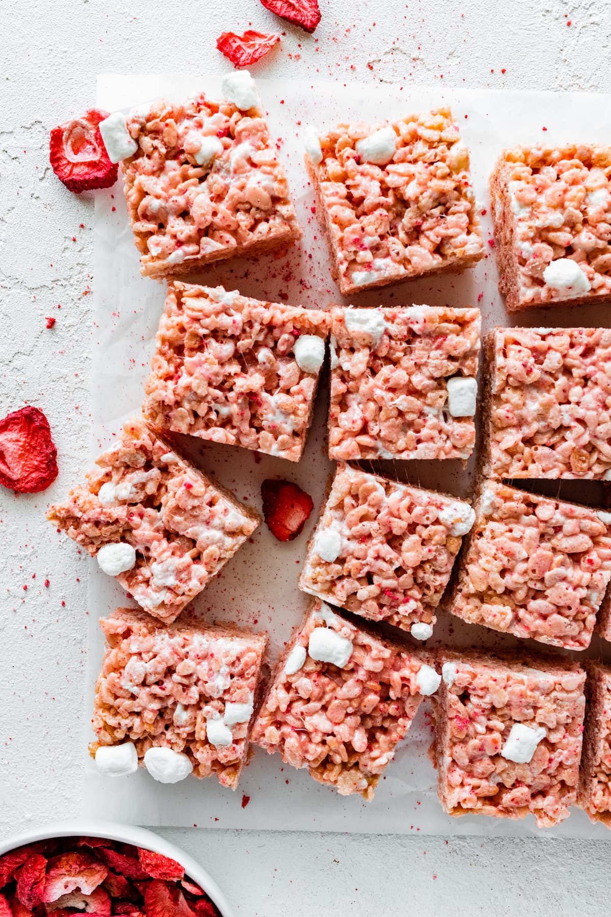 strawberry rice krispie treats. 