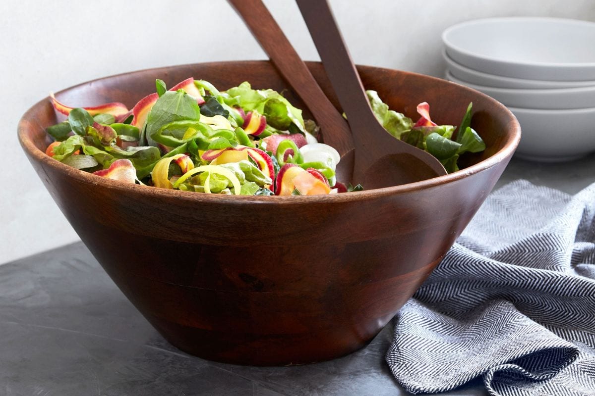 Open Kitchen by Williams Sonoma Wood Salad Bowls