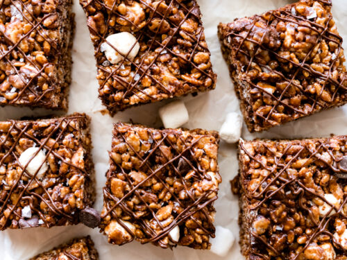 Chocolate rice crispy treats discount