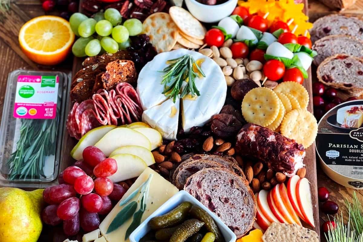 cheese board. 