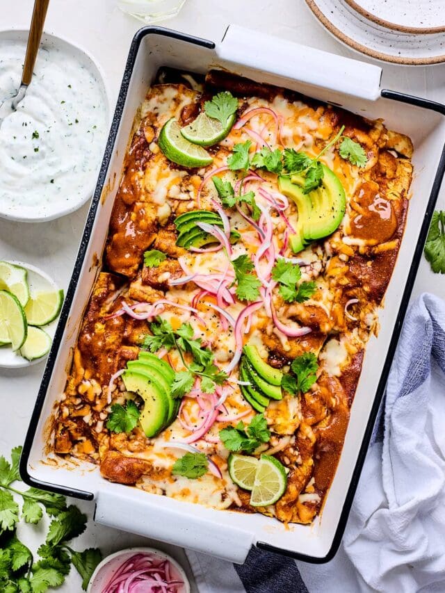 Roasted Cauliflower Enchiladas Two Peas & Their Pod