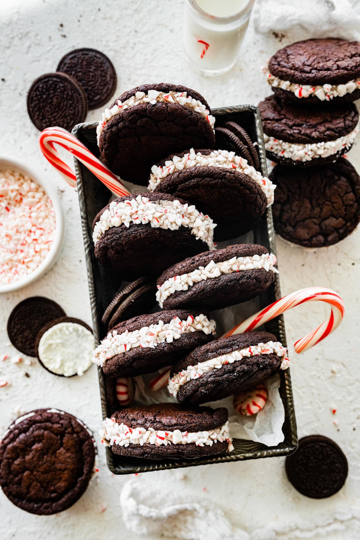 Homemade Peppermint Oreos - Two Peas & Their Pod