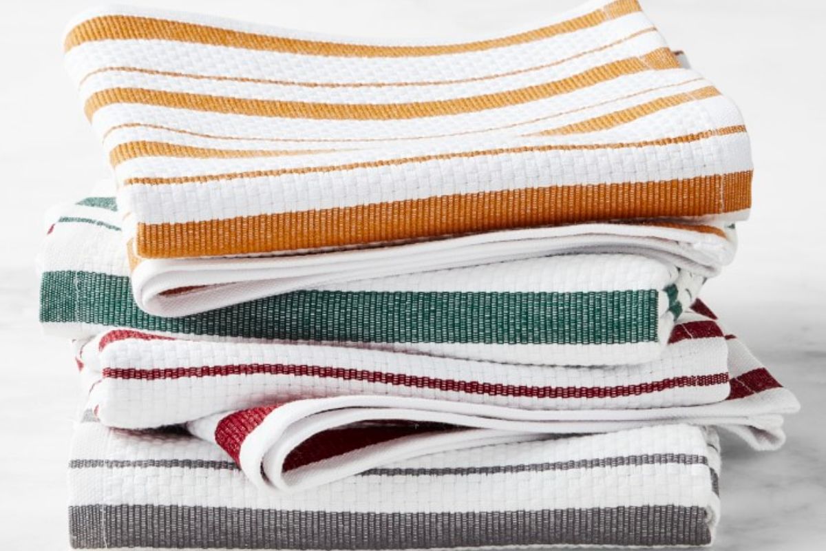 Williams Sonoma Classic Striped Kitchen Towels - Set of 4