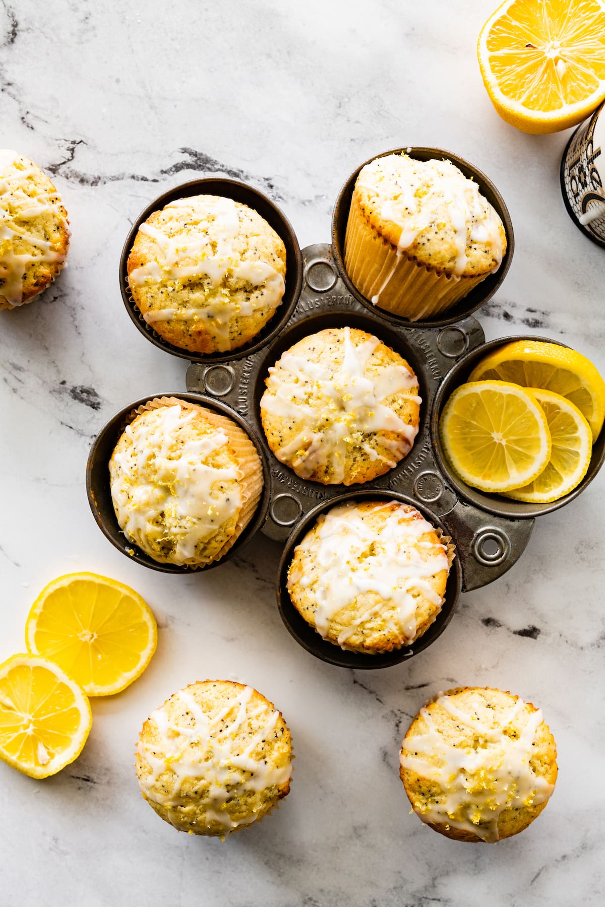 Lemon Poppy Seed Muffins - Two Peas & Their Pod