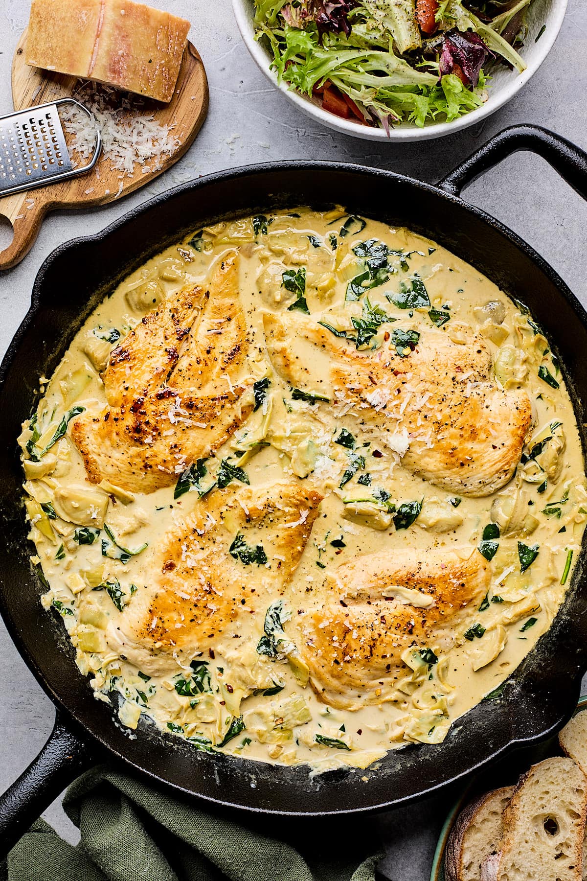 Spinach Artichoke Chicken - Two Peas & Their Pod