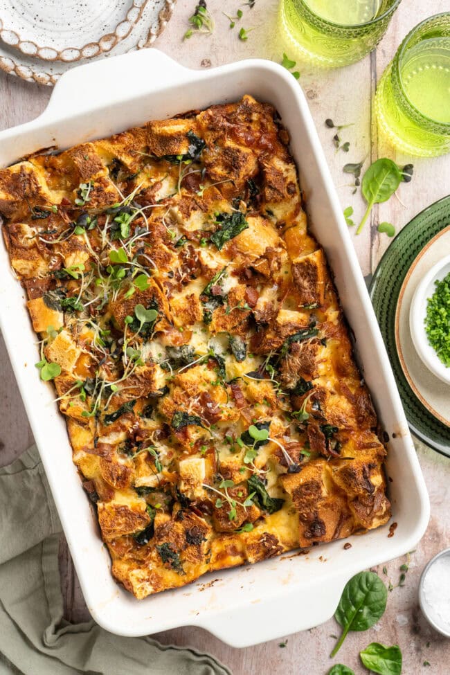 Spring Breakfast Strata