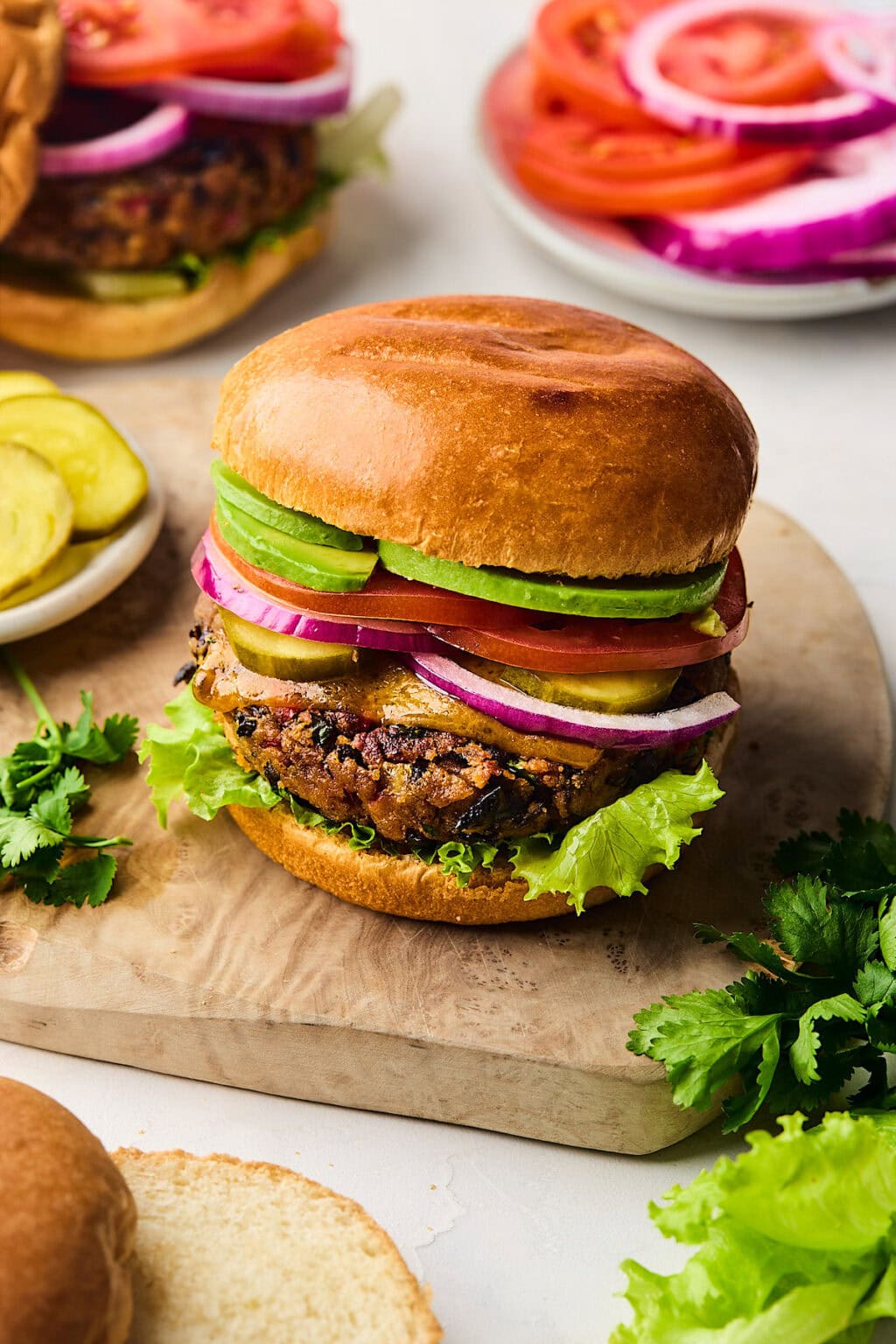 Black Bean Burger {Quick & Easy} - Two Peas & Their Pod