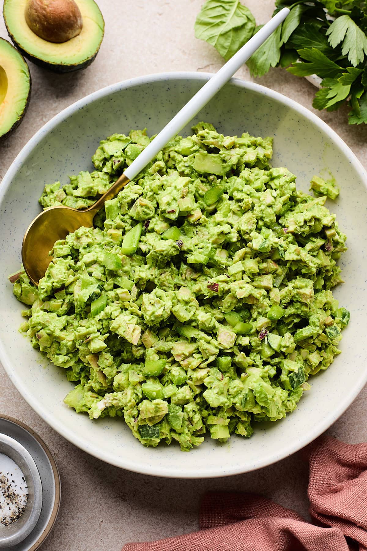 Green Goddess Chicken Salad (High-Protein) - Two Peas & Their Pod