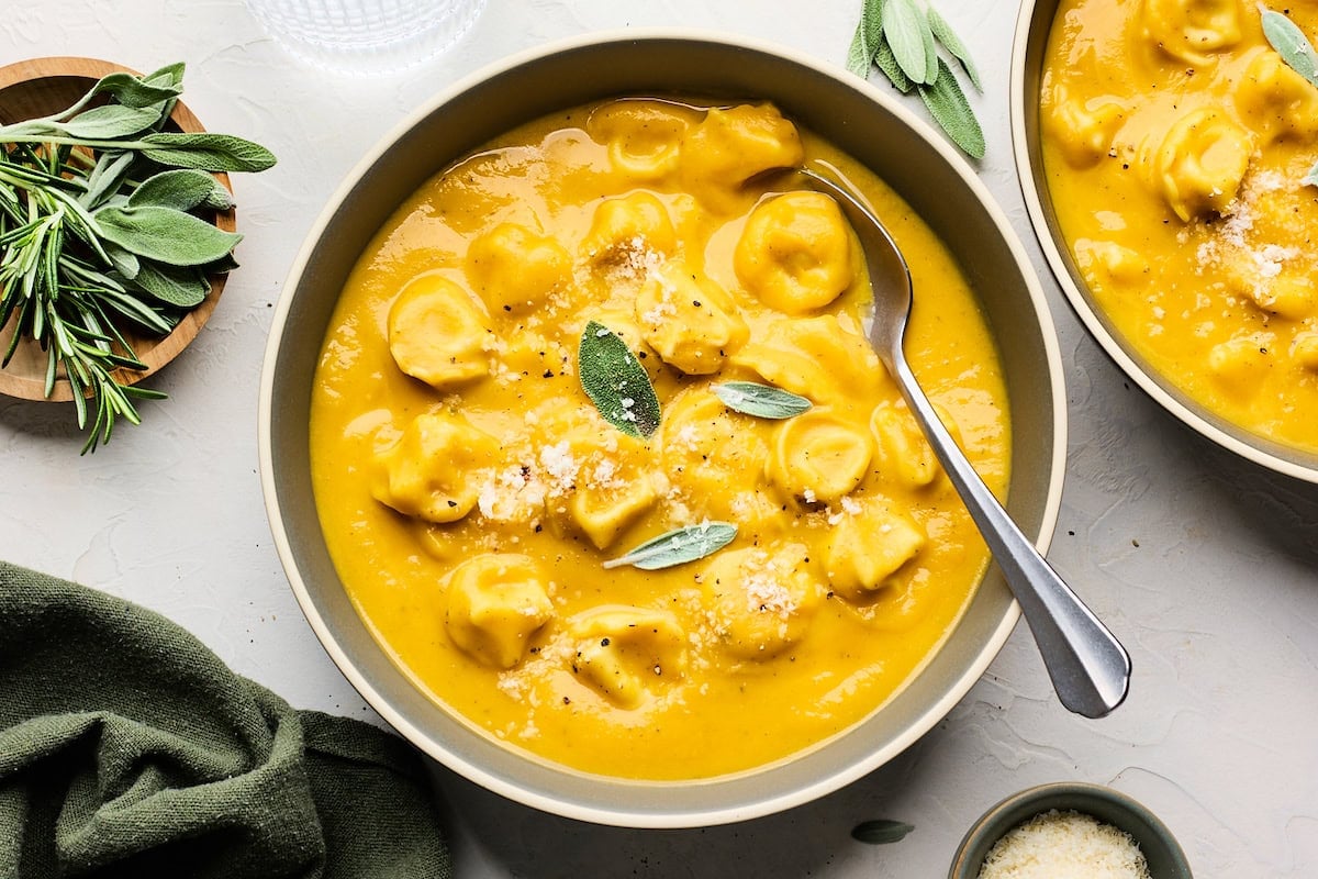 This Butternut Squash Tortellini Soup Is Fall Comfort in a Bowl!