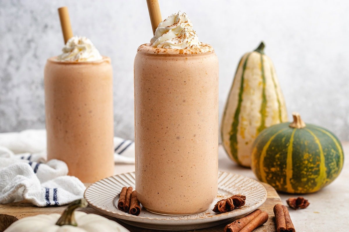 This Healthy Pumpkin Smoothie Is Fall in a Glass!