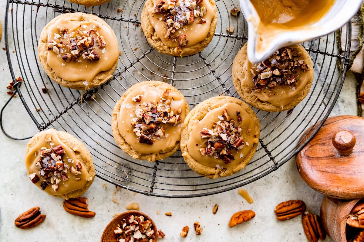 Soft and Chewy Maple Pecan Cookies
