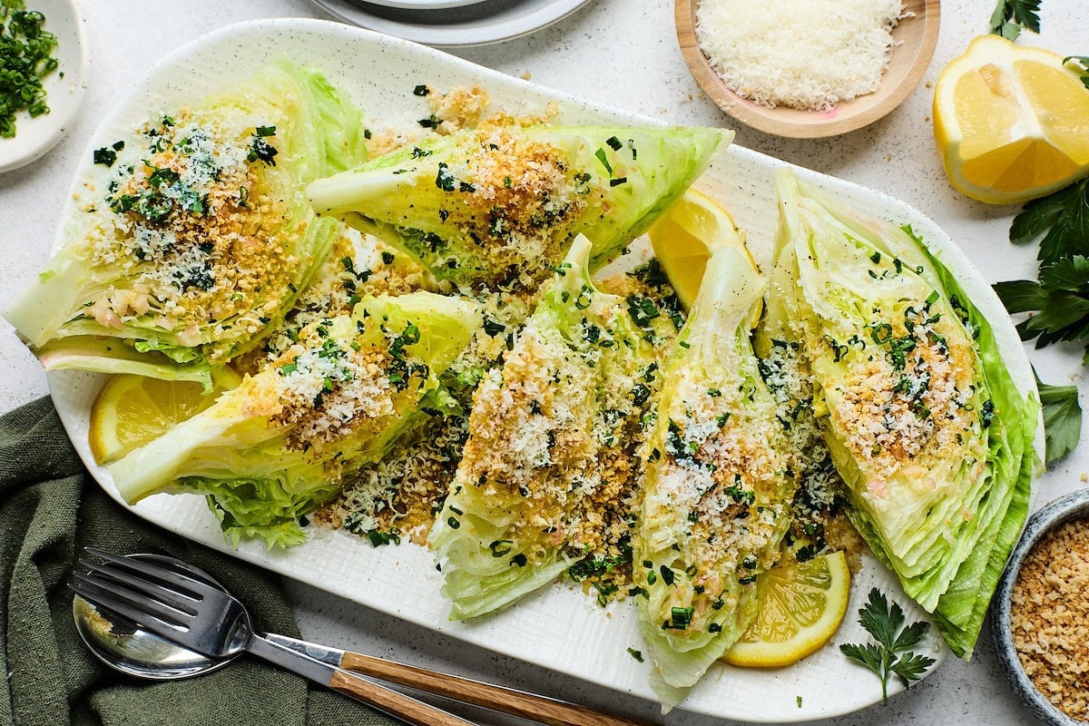 Crisp Lemon Parmesan Wedge Salad Youll Make All Spring