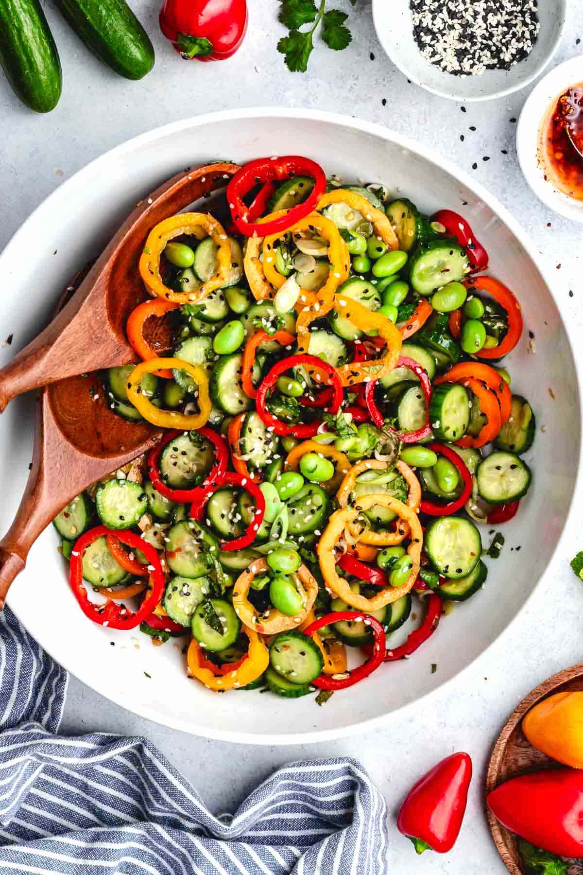 Cucumber Sweet Pepper Salad