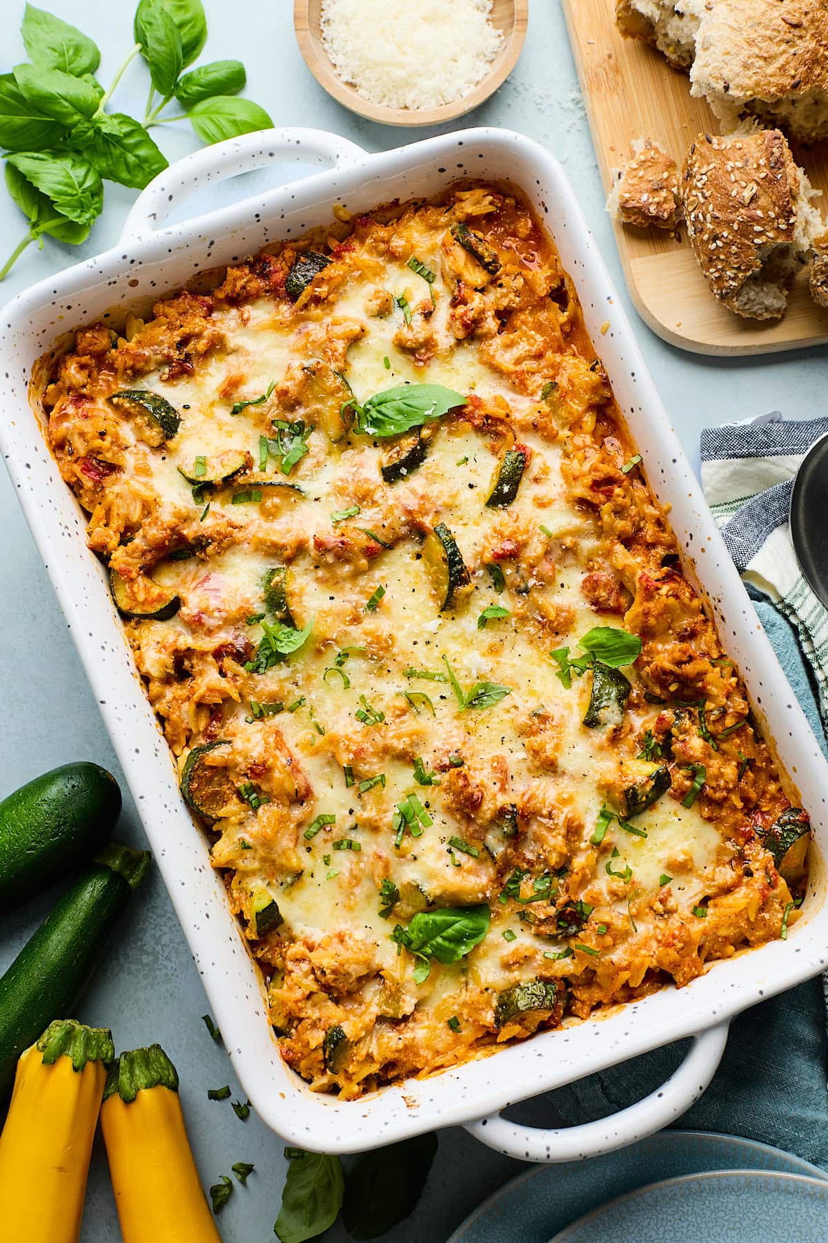 Homestyle Cheesy Zucchini Casserole